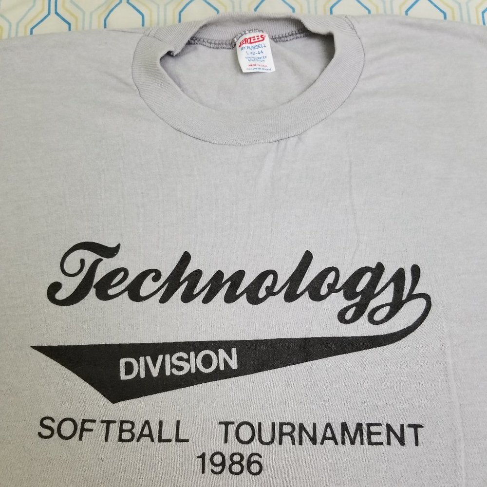 Vintage 80s 90s Technology T Shirt Tech Computer